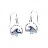 Wave On Surf Hook Earrings TER019 - Earrings
